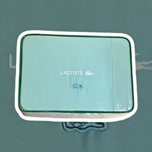 New LACOSTE SIGNATURE Sheet Set 100% Cotton Brushed Twill STRATOSPHERE Twin